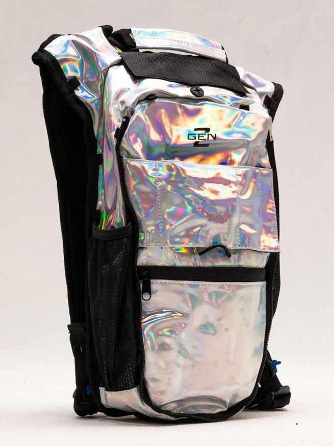 RaveRunner holographic rave backpack ANti Theft Hydration PAck 900 x1200 DSC00243 thumbnail copy