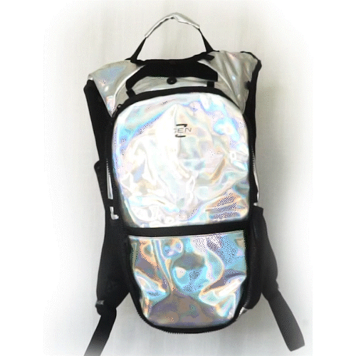 RaveRunner holographic rave backpack ANti Theft Hydration PAck 900 x1200 DSC00243 thumbnail copy