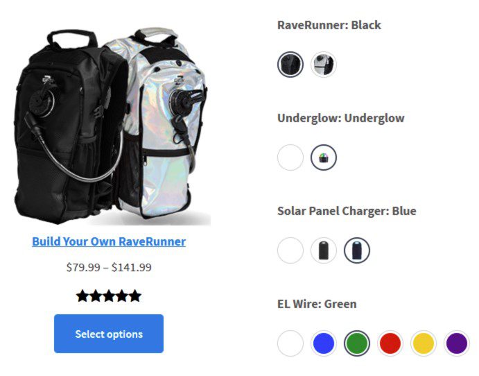 RaveRunner® X/RIG Ultra Running Chest Pack - Onyx