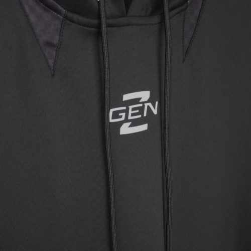 black sleeveless front up close logo