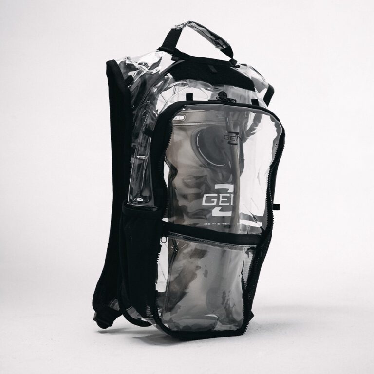 Excision 'Sliced' Logo Hydration Pack (Black/Clear)