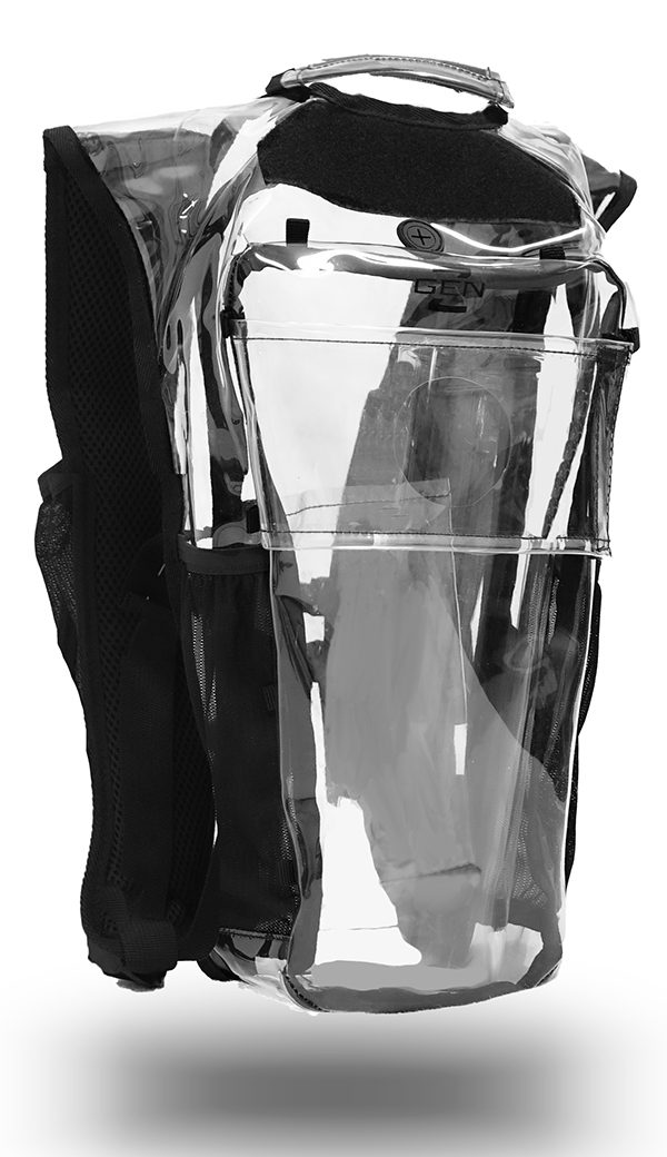 Clear hydration pack side 7