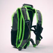 green anti theft hydration pack