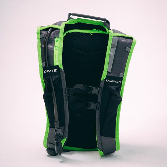 green hydration pack rave