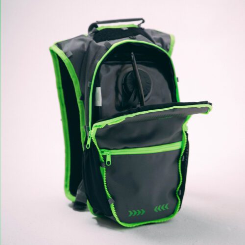 green rave hydration pack
