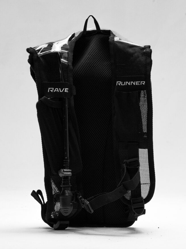 Clear simple rave hydratiuon pack transparent bag