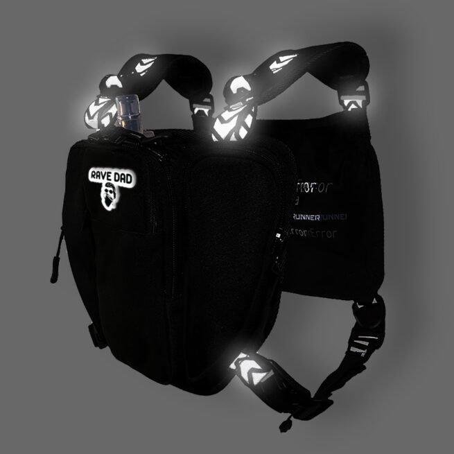 X rig chest pack Rave Dad collab LIT