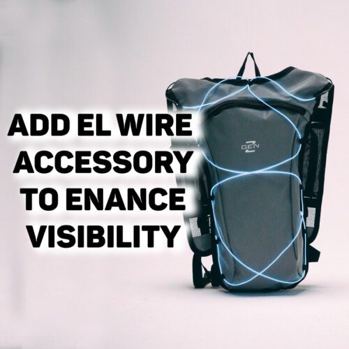 el wire add on reflective backpack
