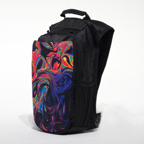 trippy dimensional marble backpack