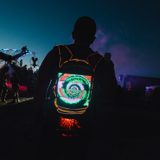 led backpack