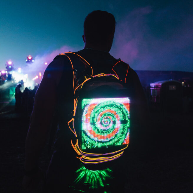 led backpack